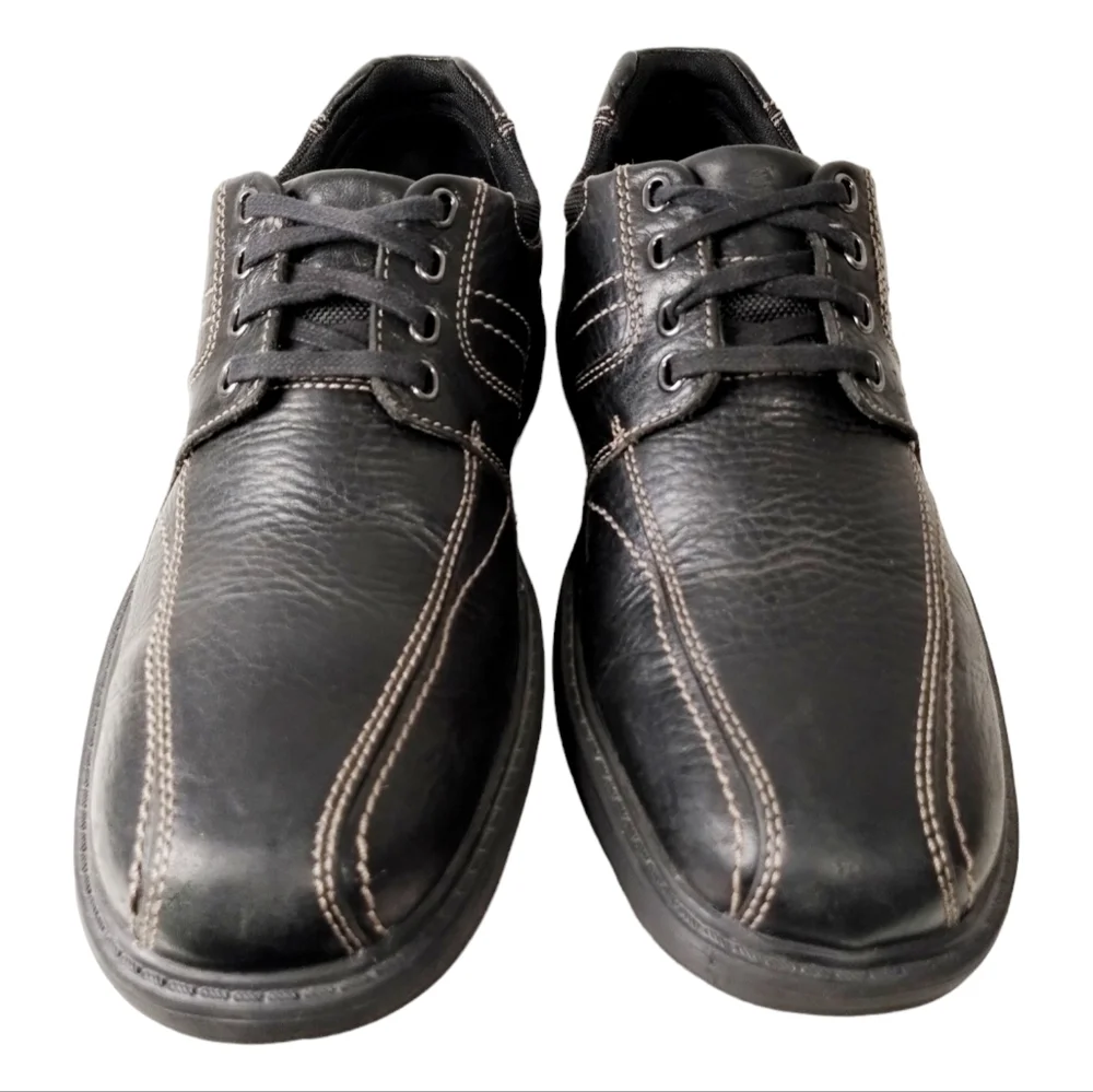Clarks Hommes Leather Casual Shoes Mens size 9½M Dadcore Career Office Church